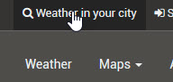 Weather in your city